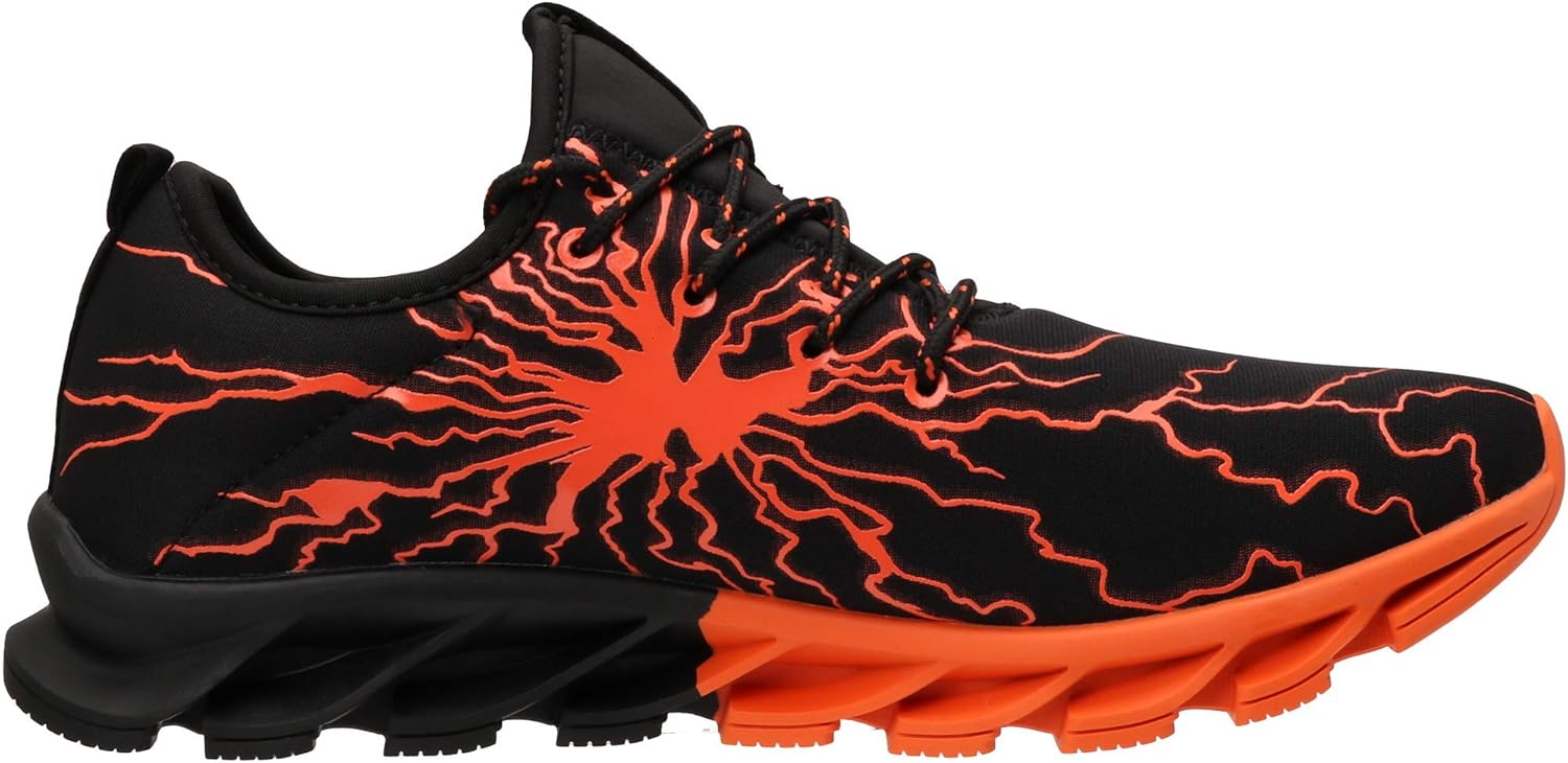 BRONAX Men's Tennis Shoes Graffiti Comfy Fashion Athletics Walking Sneakers