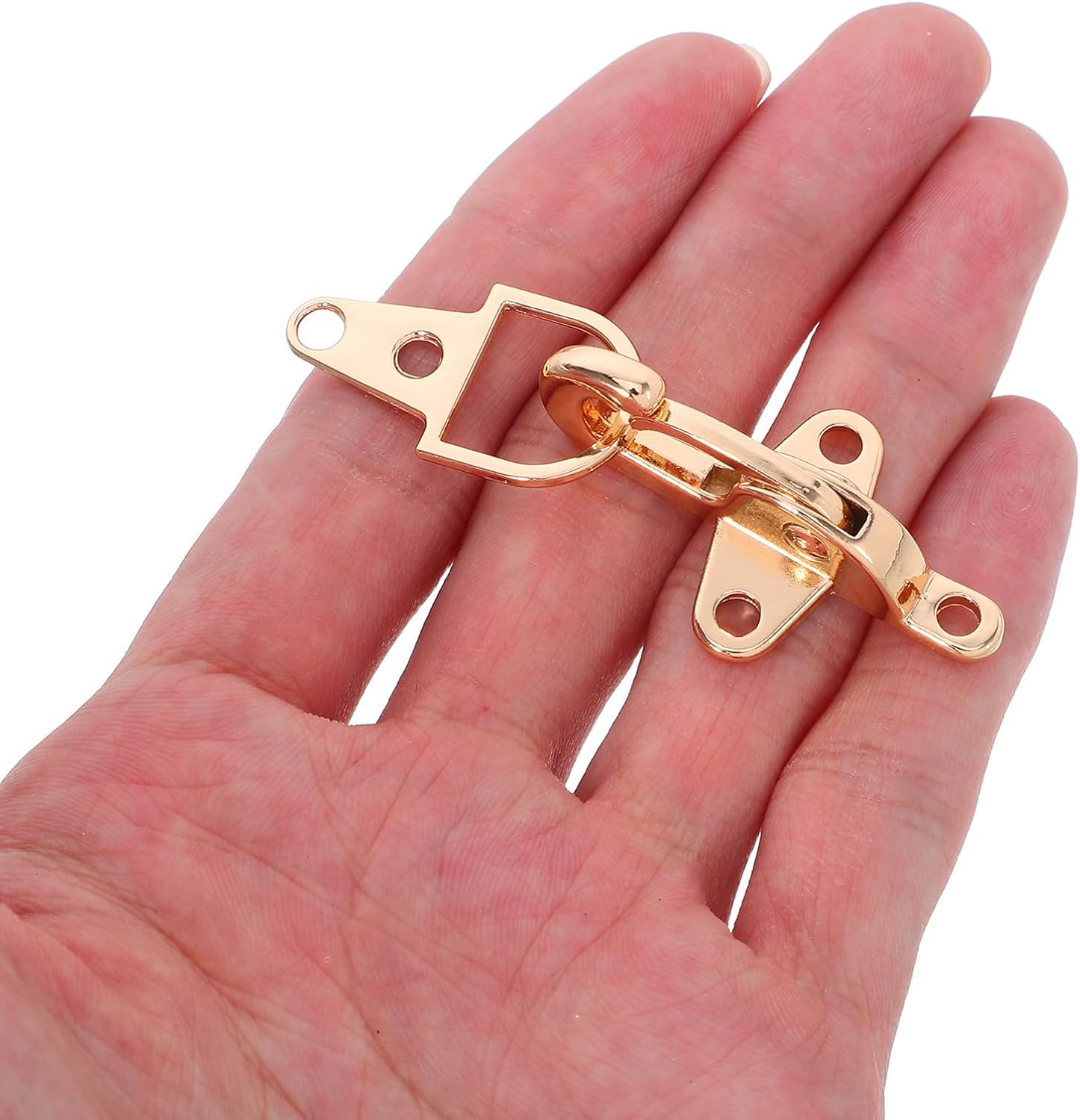 GALPADA 2 Sets Metal Interlock Buckle for Sweaters and Clothing, Alloy Coat Closure with Firm Fit and Easy Installation, Elegant Golden Toggle Buckle Suitable for Clothing Items image 4