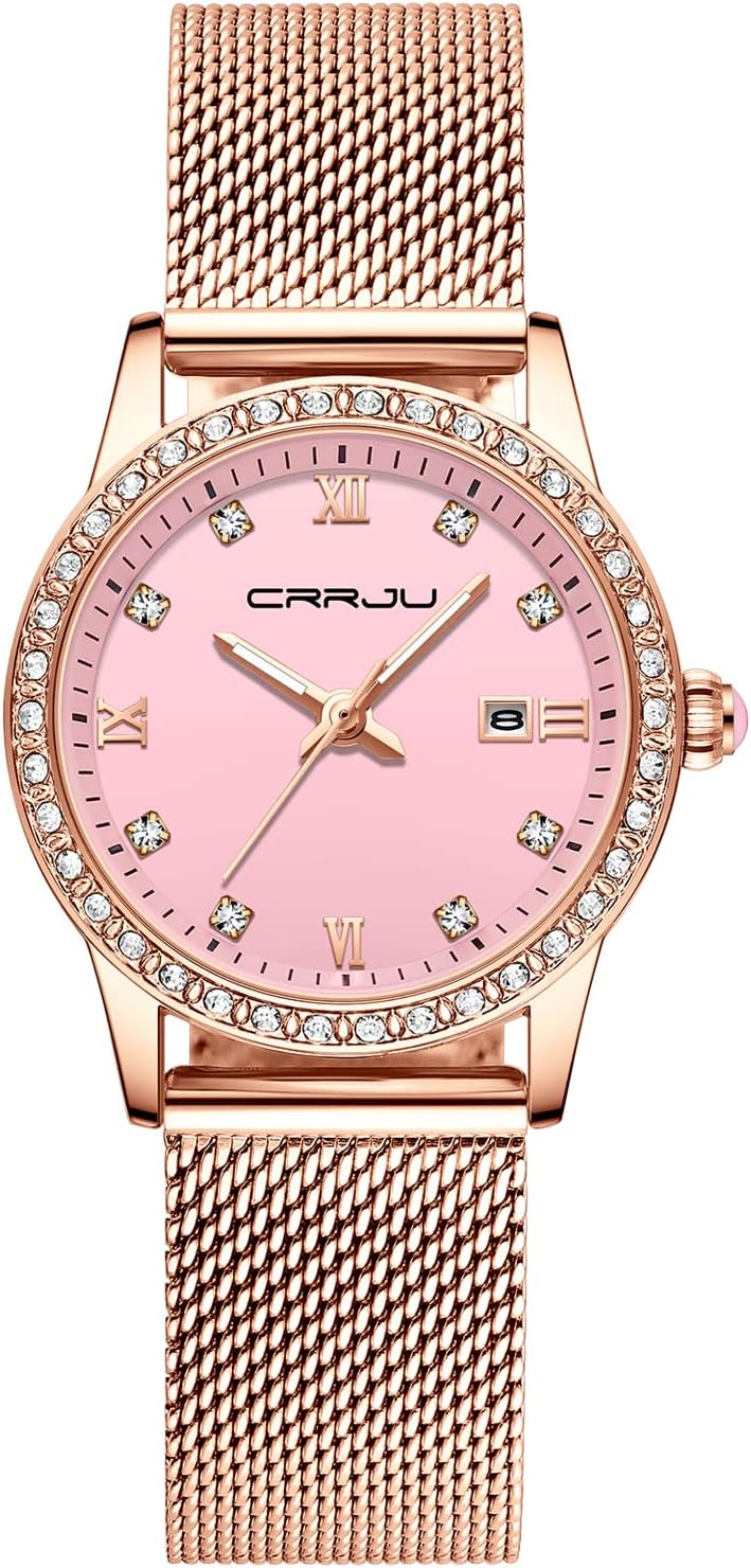 CUENACUENA Analog Quartz Waterproof Crystal Watch