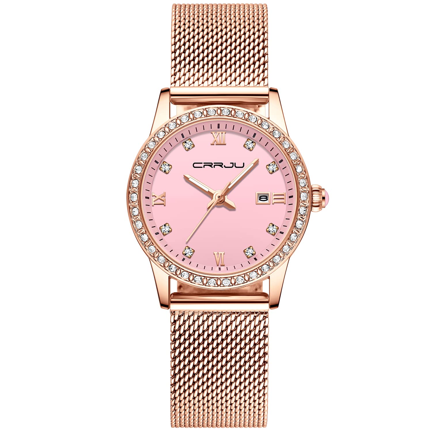 CUENACUENA Analog Quartz Waterproof Crystal Watch