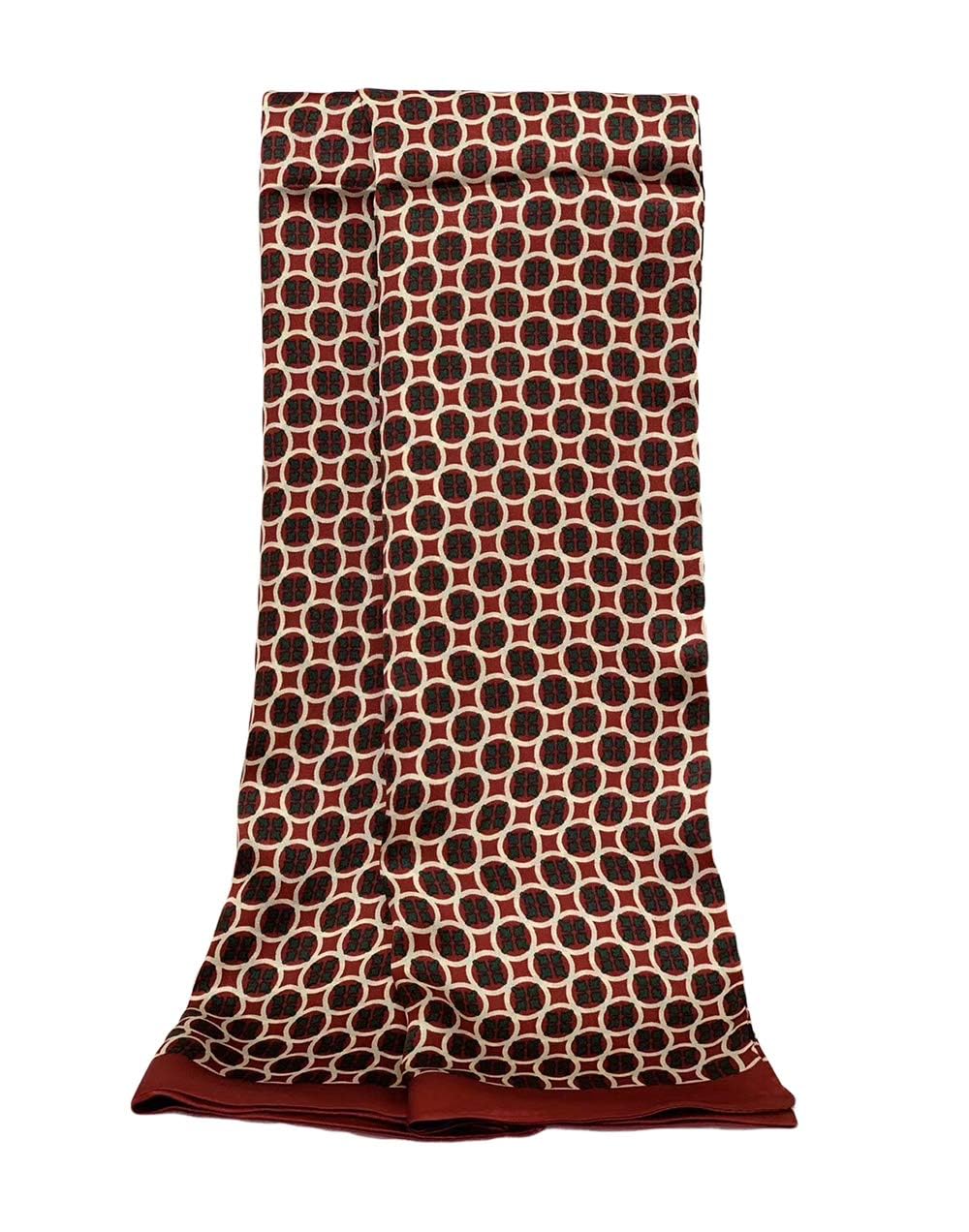 Foulard en Soie Vintage pour Homme, 100% Pure, Motif Classique, Double Couche, imprimé Gentleman