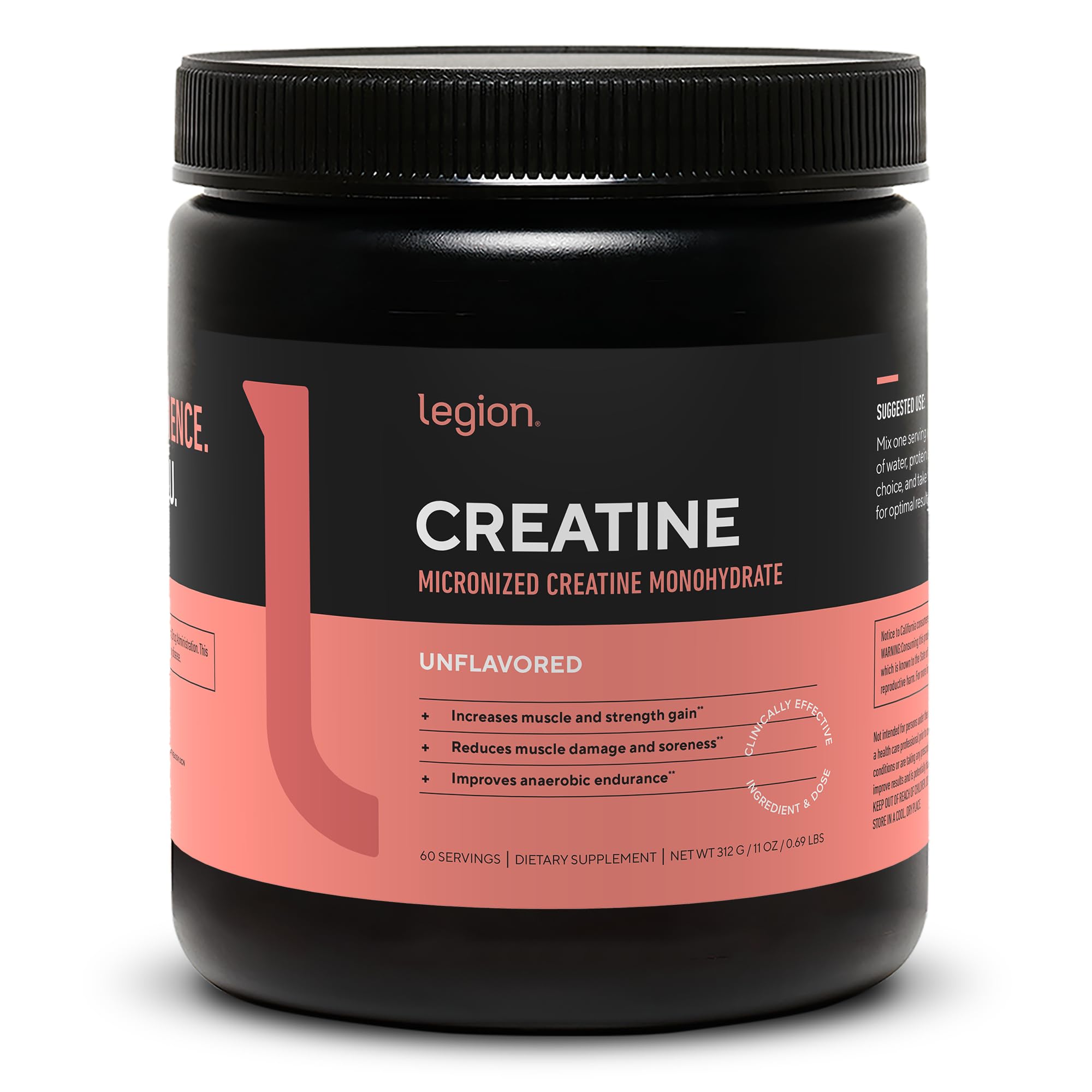 LEGION Micronized Creatine Monohydrate