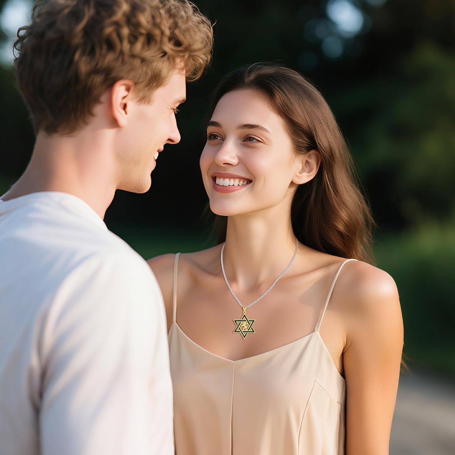 Star of David Necklace 925 Sterling Silver Lion Star of David Pendant Neckalce Jewish Christian Jewelry Gifts for Men Women - Image 4