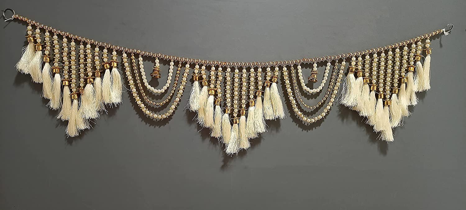 Amazon Brand - Umi Toran for Door Entrance,Main Door, Mandir Bandhanwar for Home, Diwali Decoration Item Door Hanging Toranam for Pooja Room (Style2) (B0BRV4CTR5) Amazon Price History, Amazon Price Tracker