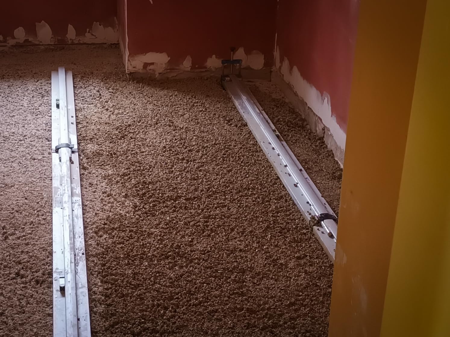'rabo sec schüttung Leçon "Base 3 pièces, anodisé naturel, horizontallibellen réglable, 2 rails 2,00 m avec poignée encastrée, 1 outil de rattrapage Base réglable en continu 1,20–2,00 m