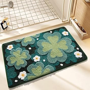 Roseate Birch Super Soft (40x60 cm) Microfiber 2000 GSM Bath Mat Super Absorbent Anti-Skid Door Mats for Home/Bathroom Mat/Bedroom/Kitchen/Floor Mat (Pack of 1) - image, photos