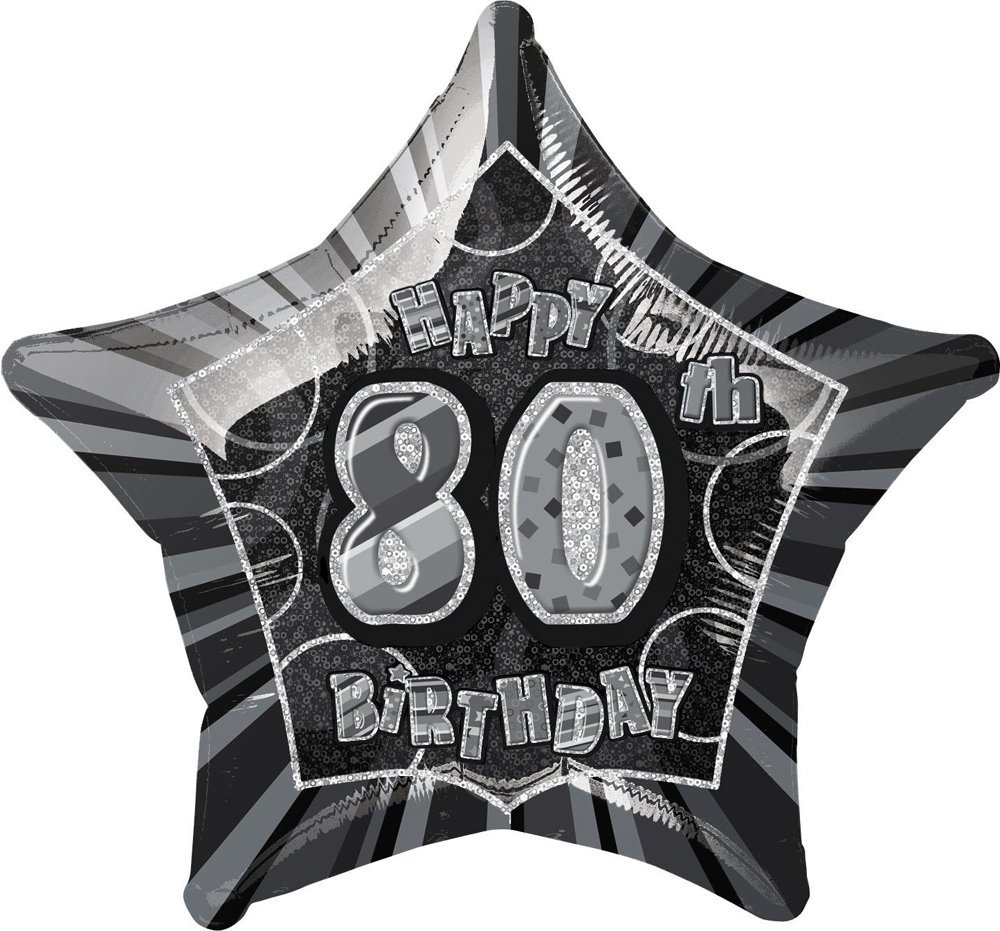 Unique Party 92068 - 9ft Foil Glitz Pink Happy 80th Birthday Banner — view 26