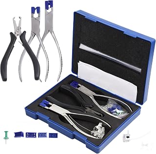 Rimless Eye Glass Repairing Tools Kit, Professional Eyeglasses Repair Kit for Glasses Frame, Eyeglass Repair Pliers for Adjust Glasses Arms Frame, Eyeglasses Assemble Disassemble Adjusting Pliers Set