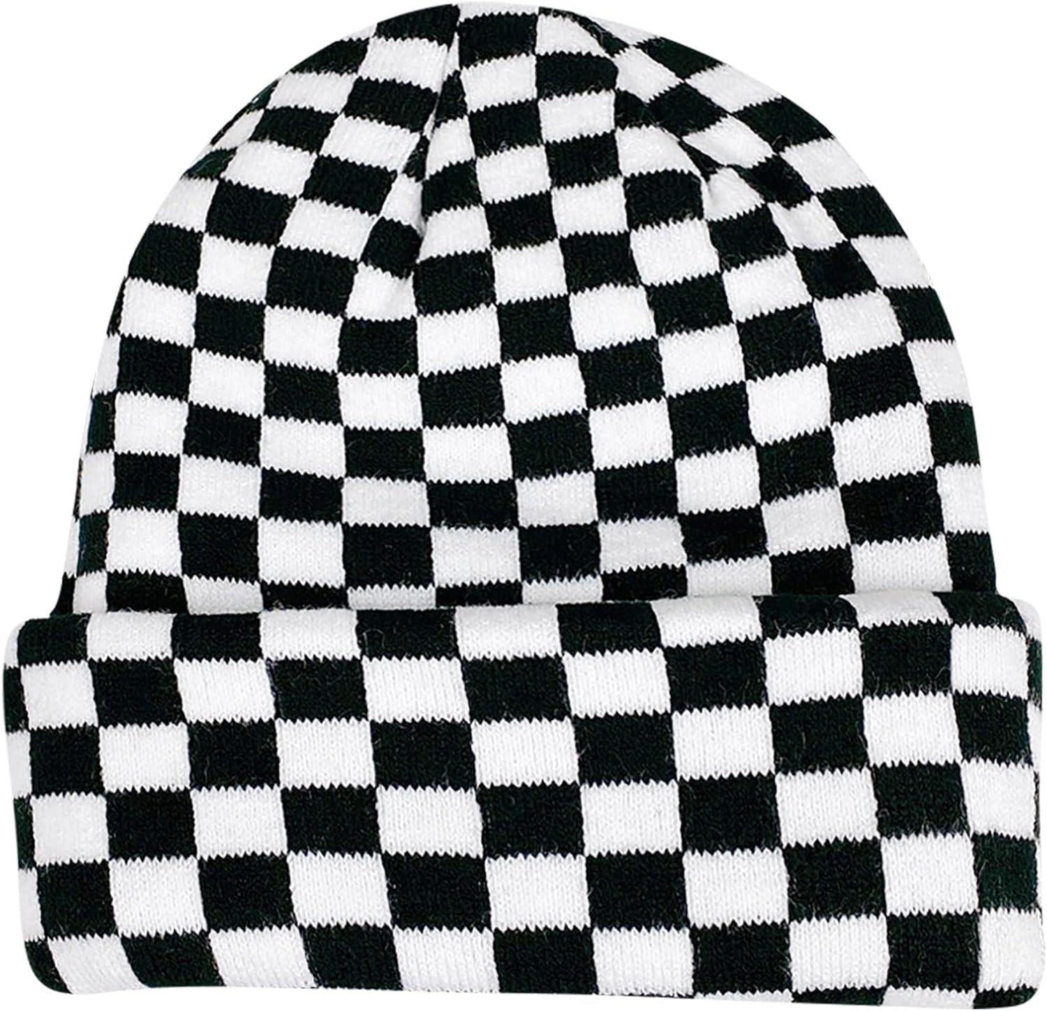 Women Men Winter Hat Fashionable Print Beanie Knitted Soft Warm Slouchy Skull Cap Y2k Beanie