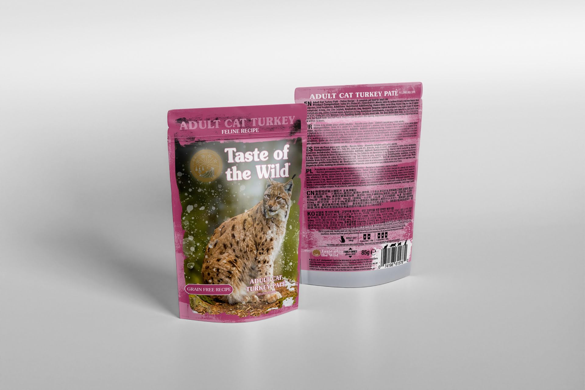 Taste of the Wild Gato Adulto Pavo Paté 12 X 85 g