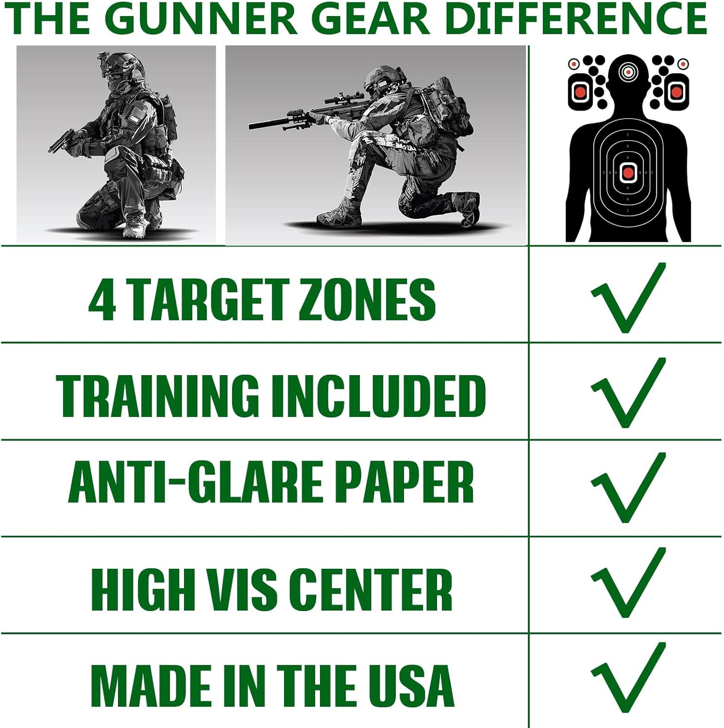 Lincia 100 Pcs 18" x 12" Shooting Targets for The Range Highly Visible Paper Silhouette Splatter Shooting Targets for Shooting Range Hunting Targets and Accessories for Indoor Outdoor Practice : Sports & Outdoors