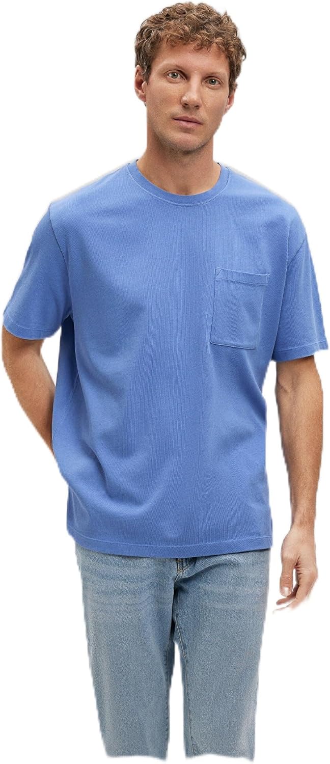 T-SHIRT WITH POCKET IN EBB AND FLOW BY MAVI