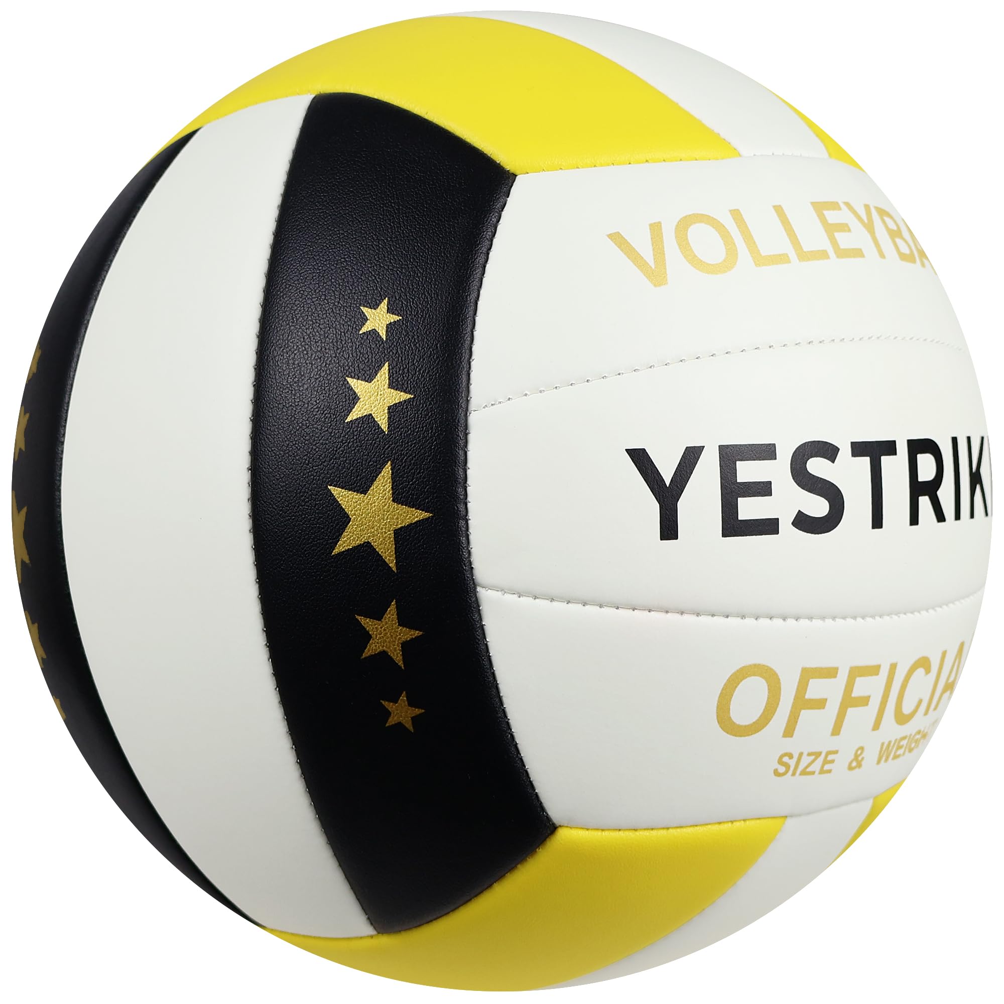 Balón de voleibol que brilla en la oscuridad, tamaño 5, tamaño oficial, para interiores y exteriores, con efecto de brillo nocturno, bola nocturna luminosa para playa, gimnasio, patio