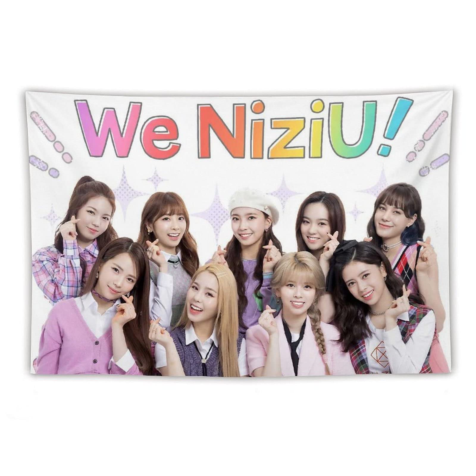 Amazon.co.jp: NiziUニジュータペストリー人気キャラクターインテリア