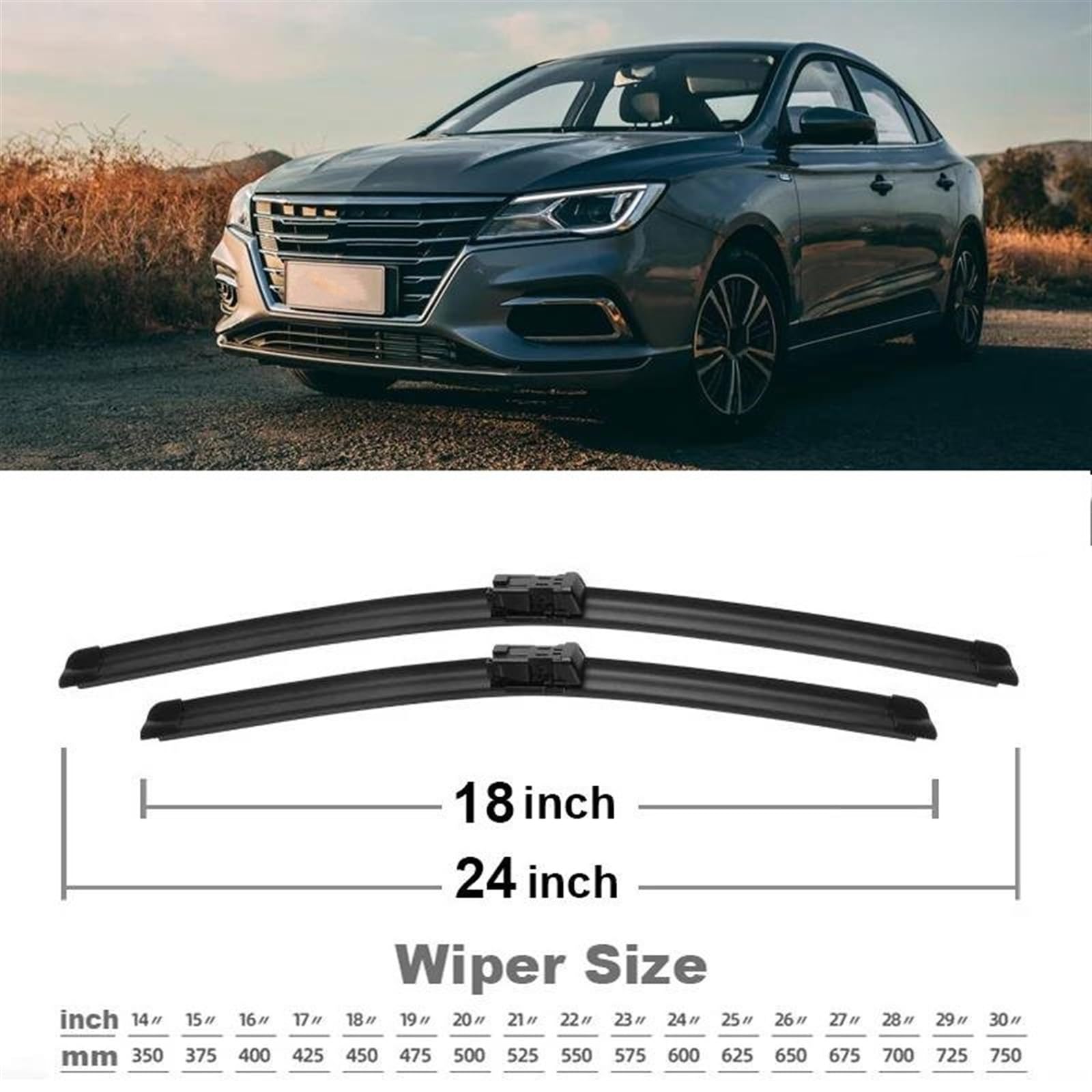 Limpiaparabrisas Limpiaparabrisas Para MG RX5 SUV 2018 2019 2020 2021 2022 2023, Accesorios Para Coche, Limpiaparabrisas Delantero, Cortador De Cepillos