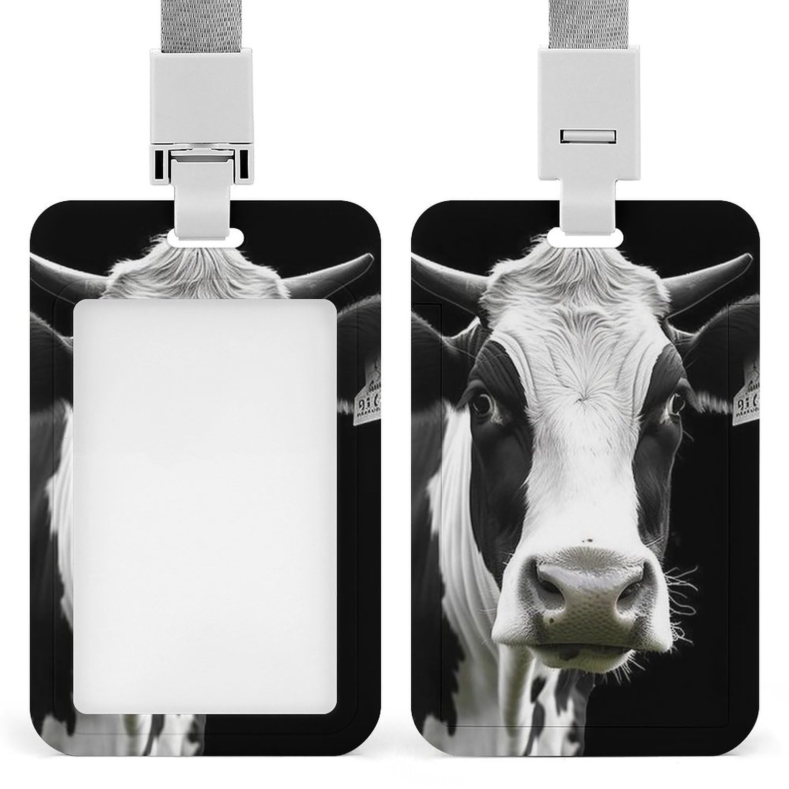 Keycord & pas houder verticaal - Koe | Keycords | sleutelkoord