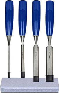 Wood Chisel Sets 5pcs with Sharpening Stone - Wood Chisels Tools for Woodworking Enthusiasts. Delivering Precision Carving, Cutting, and Finishing Excellence- Chisel Set to Create Lasting Beauty