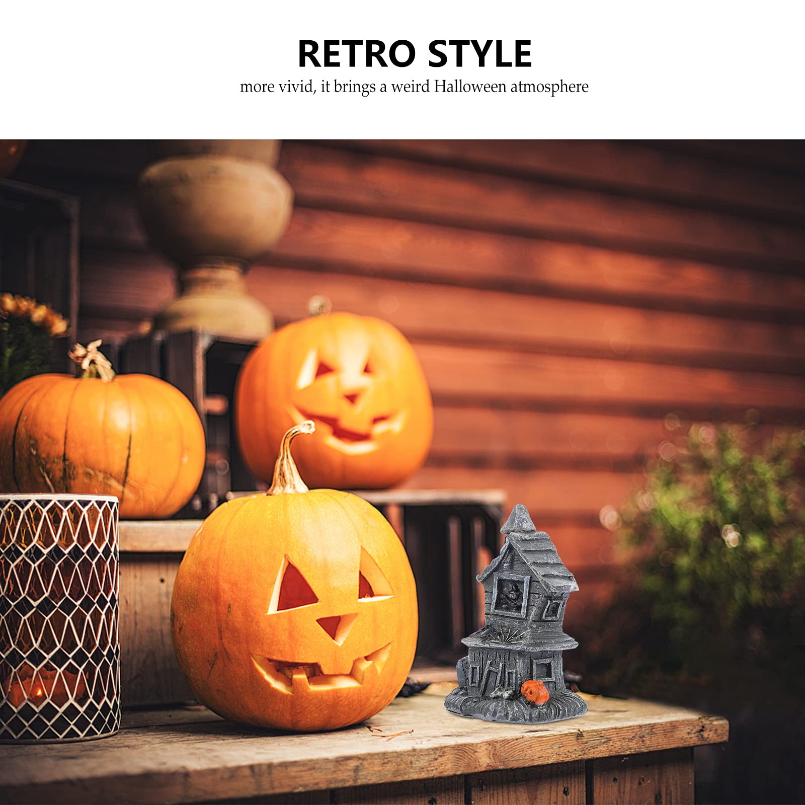 25-teiliges Halloween-Dekorationsset – Mini-Figuren Für Puppenhaus & Partys – Inkl. Spinnen, Hexenhüte, Katze