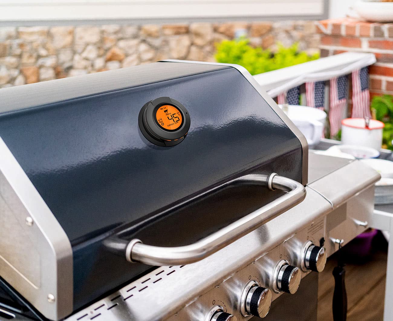 Thermomètre connecté pour barbecue avec 2 capteurs DGT-50.app [Rosenstein & Söhne]