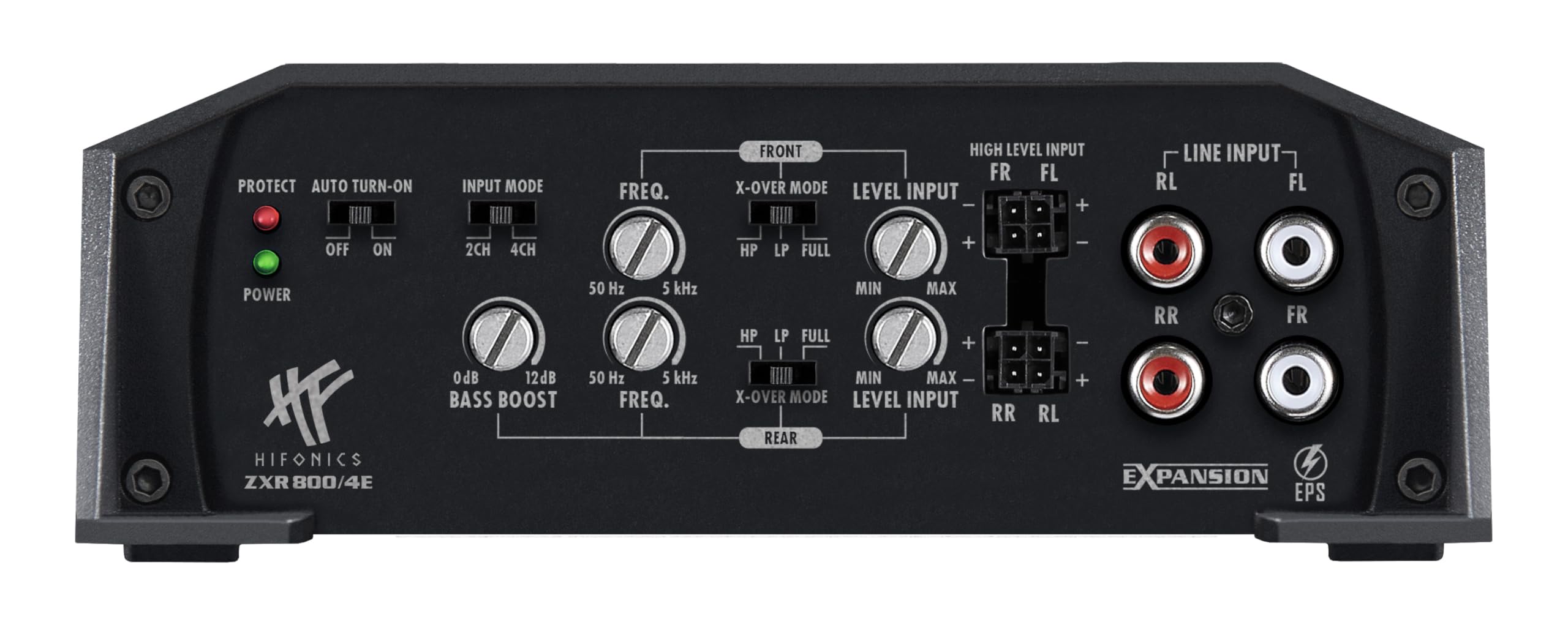 HiFonics ZXR800/4E - 4-Kanal CLASS D Premium Digital Compact Verstärker mit 800 Watt RMS | ZEUS EXPANSION SERIE