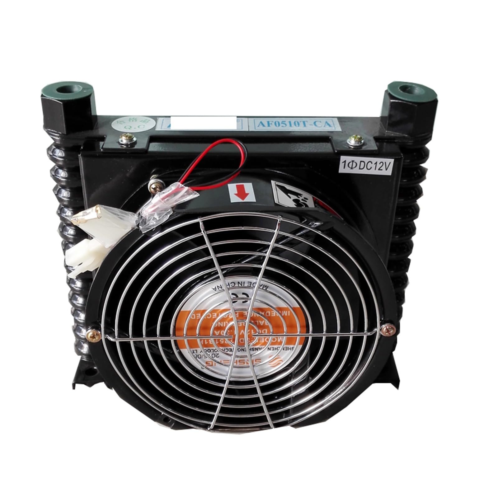 Ventilatore Centrifugo, Scambiatore di calore del radiatore dell'olio raffreddato ad aria del radiatore idraulico AJ0510T-CA 10L/Min for idraulico CNC for Pumb a palette VP20 VP30(AJ0510T-CA,DC24V)