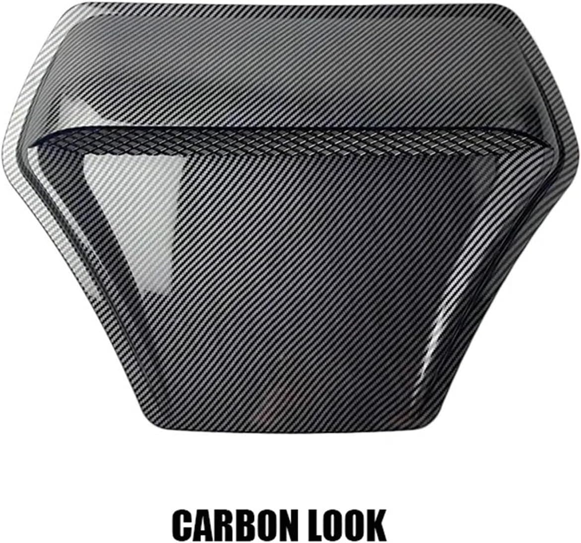 Car Front Hood Scoop Decorative Cover Compatible with Honda Civic BMW F30 G30 E92 Land Rrover Defender Ford Ranger WErangle(Black)