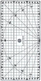 Régua 15x30 Cm Milimetrada Patchwork Artesanato