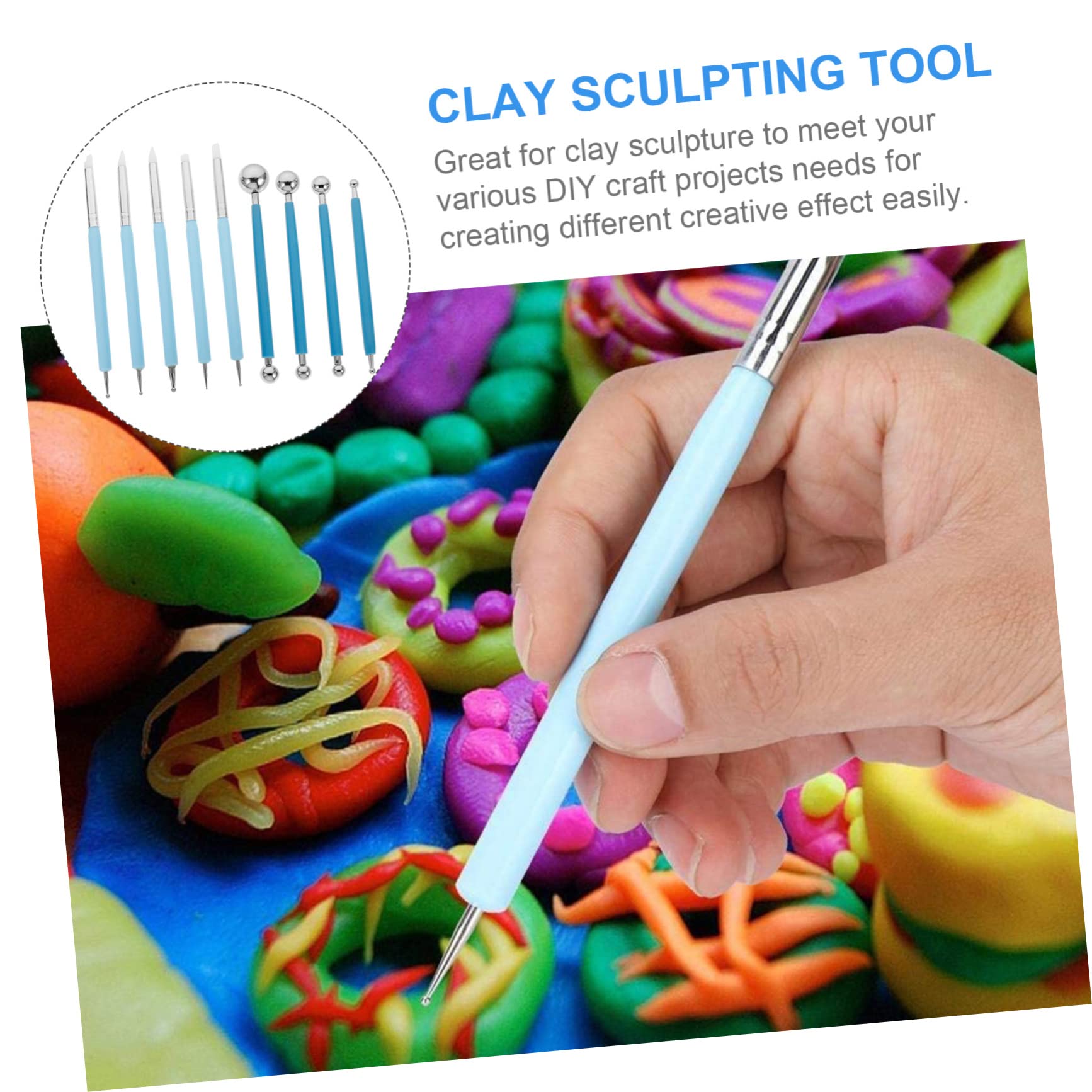 Lot De 14 Outils De Pointillage Pour Sculpture, Modelage Et Poterie En Argile Polymere~p144697872