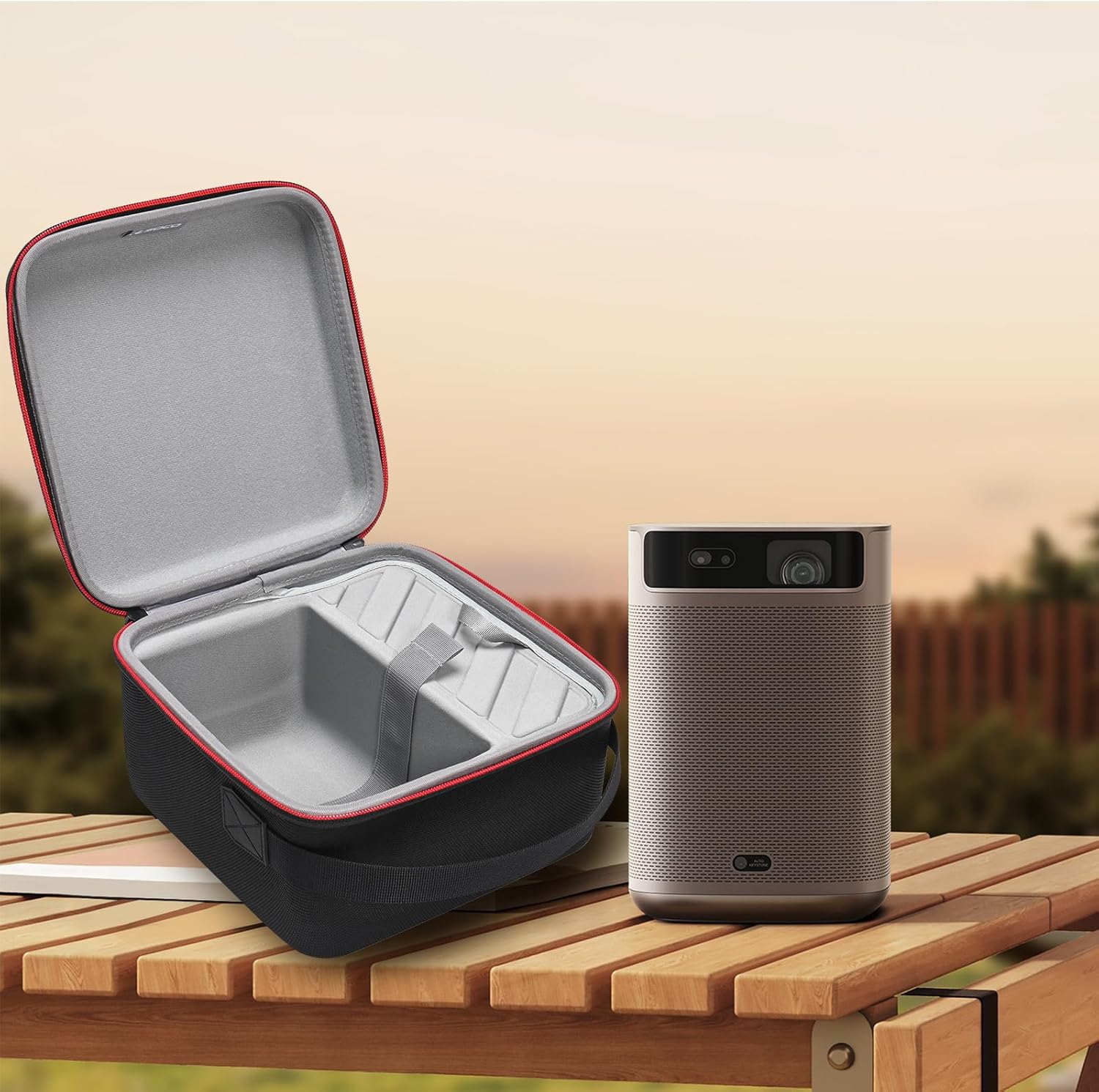 RLSOCO Funda de transporte para proyector portátil XGII oGo 2 ini
