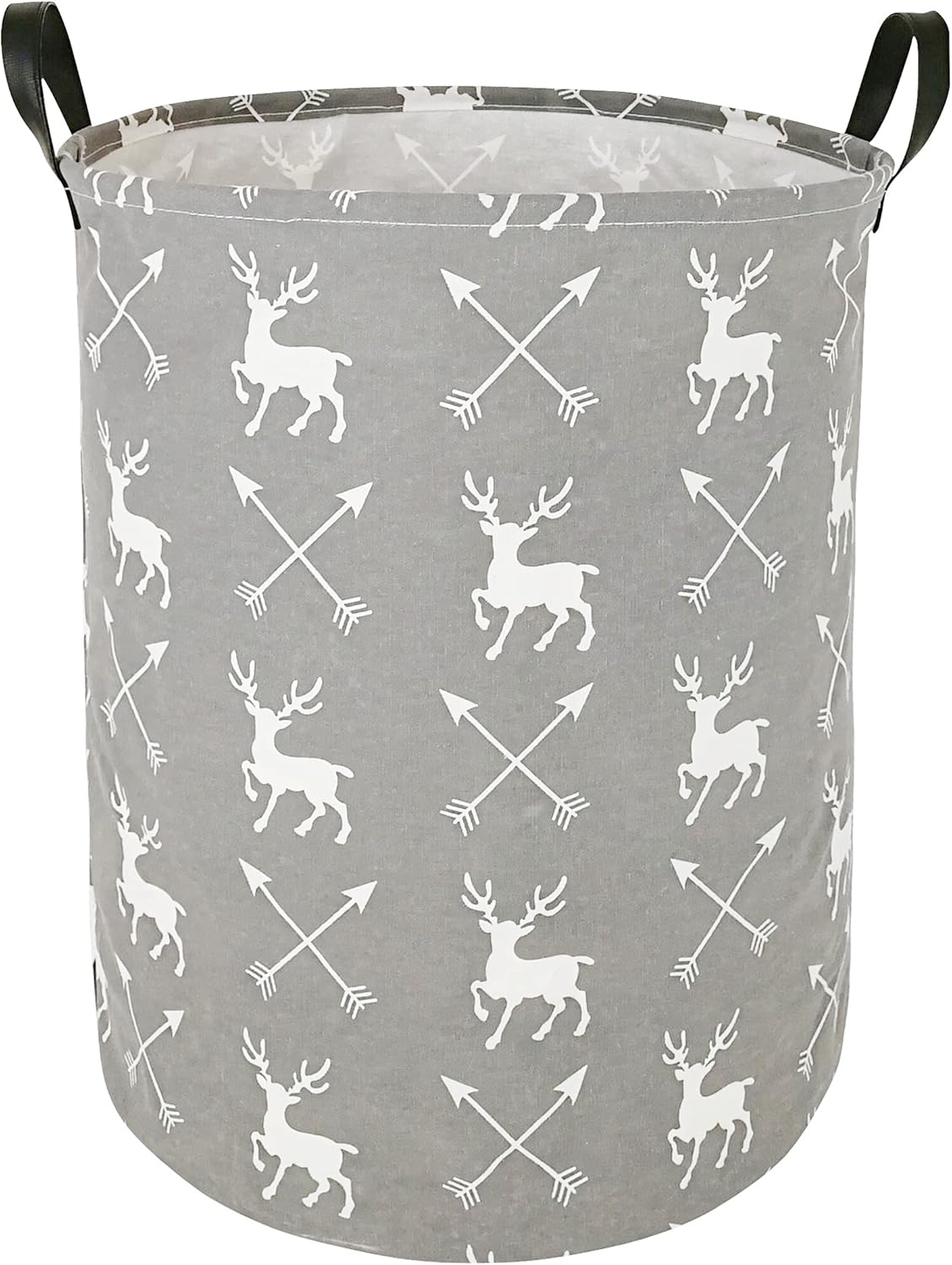 ACMUUNI REC Canvas Clothes Basket Laundry Hamper with Handles,Waterproof Cotton Storage Organizer Perfect for Kids Boys Girls Toys Room, Bedroom, Nursery,Home,Gift Basket(Dinosaur) : Baby