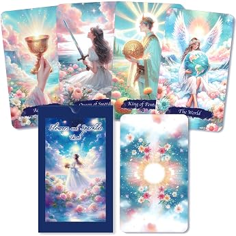 【Authorized Import・Limited Quantity】Flowers and Sparkles Tarot Card Aurora Flowers Tarot 【Tarot Cards】
