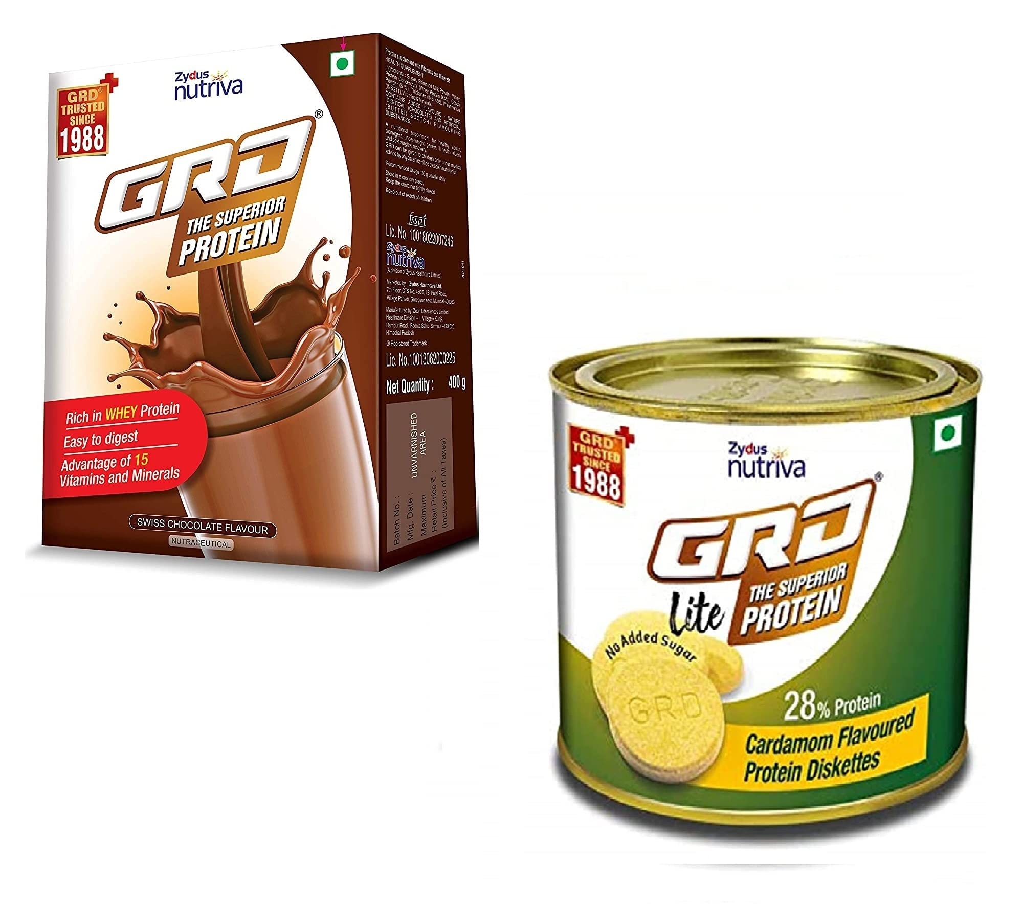 Buy GRD Superior Whey protein powder/Supplement with Immuno ents