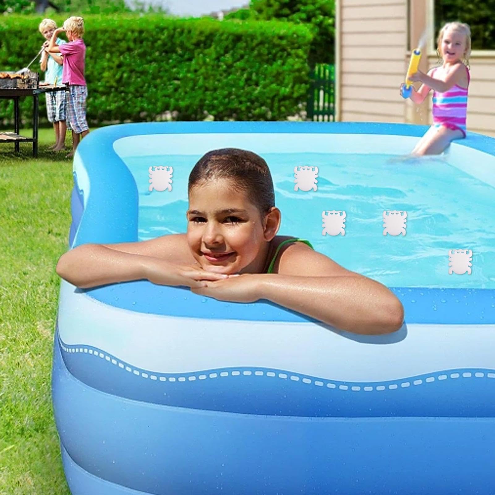 16 Stück Spinnenform Ölschwämme - Wiederverwendbare Schwämme Für Küche, Auto Und Pool