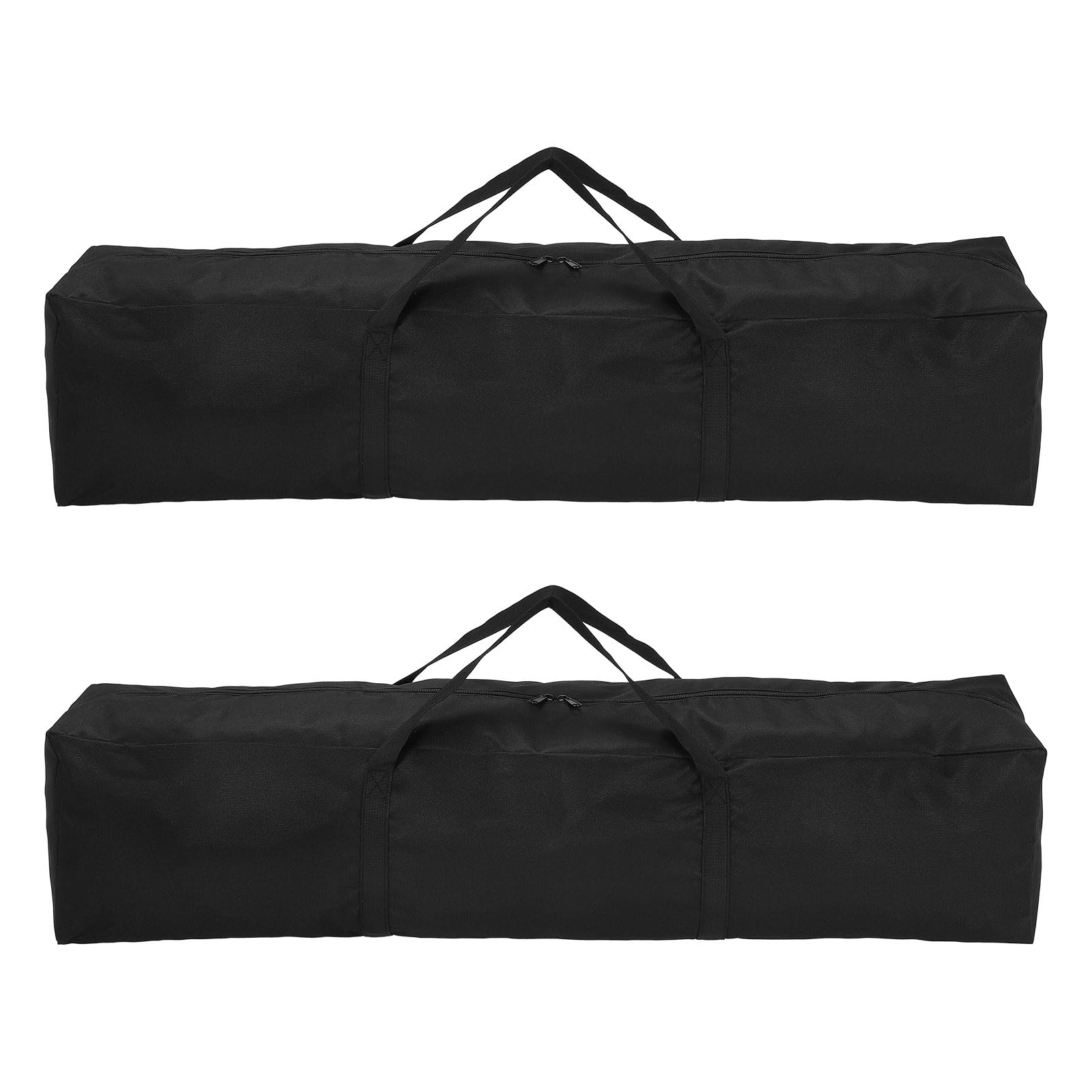 sourcing map 2pcs Camping Chair Replacement Bag 39.4" x 7.9" Folding Chair Carry Oxford Cloth Storage Tent Bag with Handle Strap for Travel Outdoor Camping Sports, Black