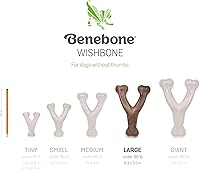 Vista 6 de Benebone JUMBO Bacon Flavored Wishbone Chew Toy