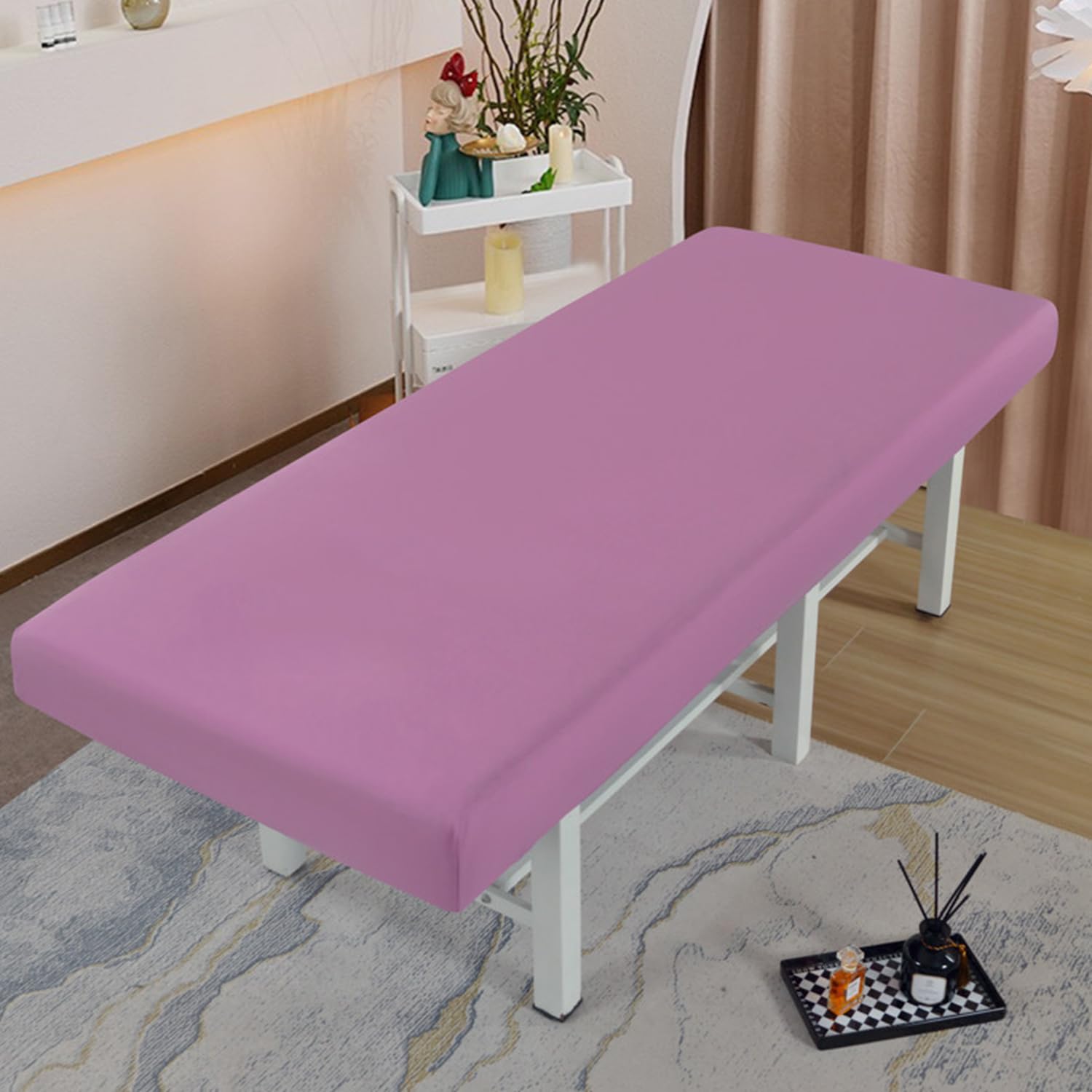 LDLCYCN Waterproof Spa Massage Bed Sheet With/Without Face Hole Massage Table Cover