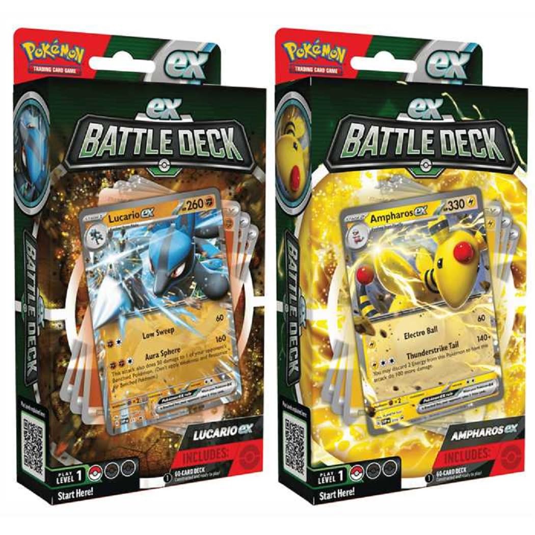 Pokemon- Tarjetas coleccionables, Color Negro (Asmodée Deck-Luc/PHA-EX) ‎Francés