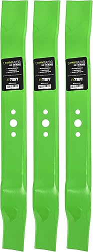 8TEN Lawnrazor - Cuchilla de cortacésped de 21 pulgadas para AYP Husqvarna Poulan 165833 175064 176135 189028 532406712 (triturador), paquete de 3