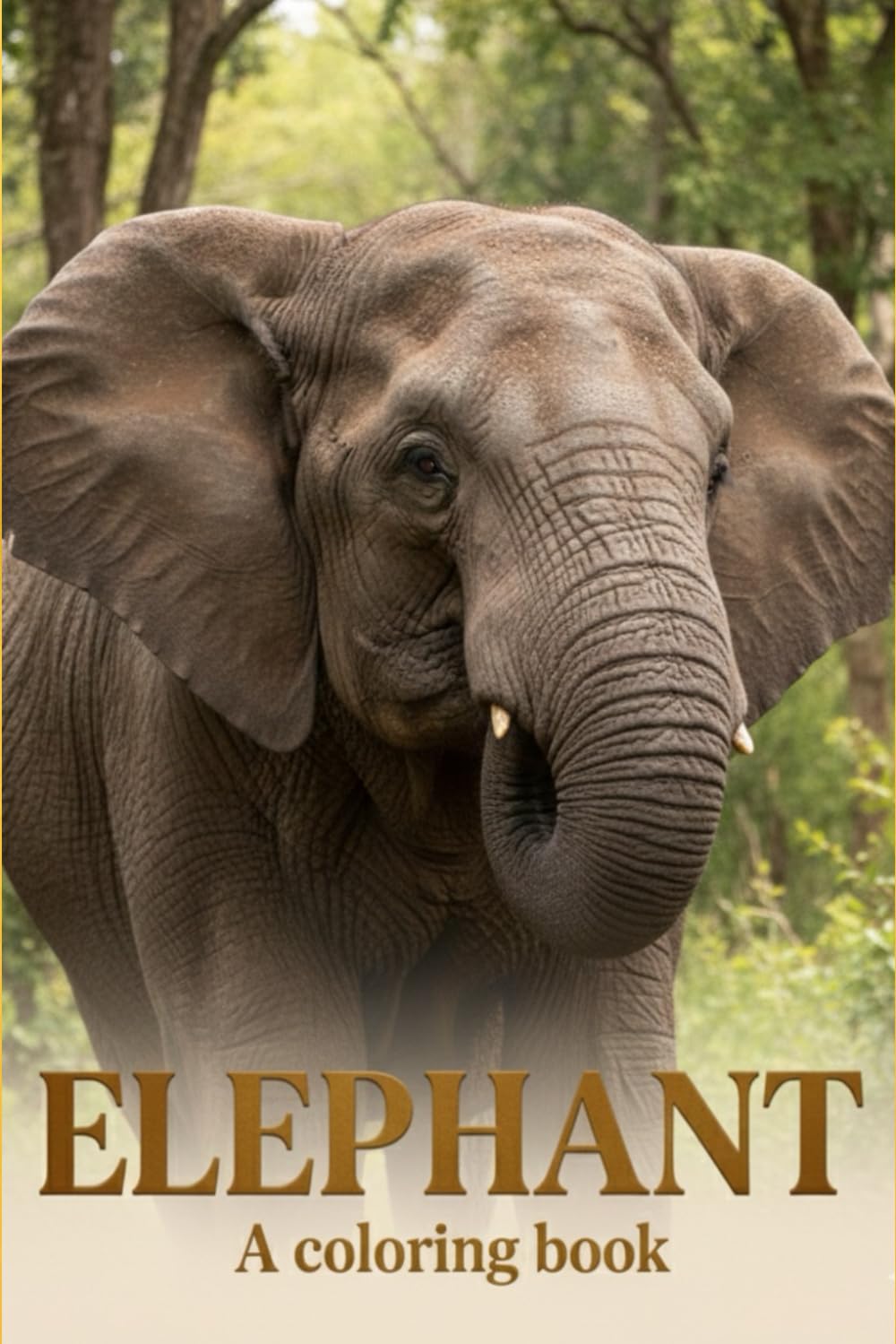 Elephant Coloring Book for Kids, Teens & Young Adults (Ages 5–18): Fun, Cute & Realistic Elephant Coloring Pages for Relaxation, Creativity & Stress Relief