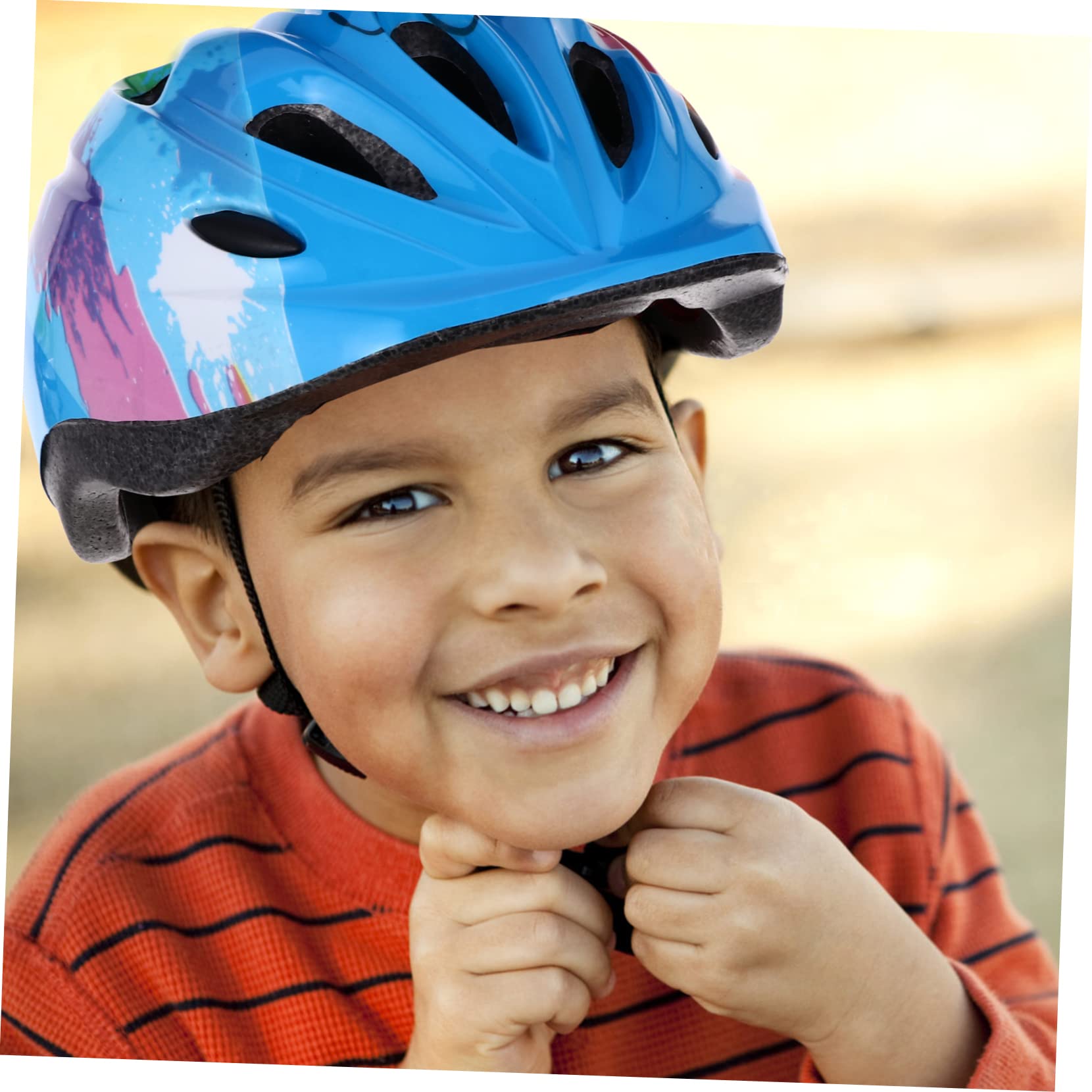 Toddmomy 2pièces Casque De Vélo pour Garçon Fille Légère Et pour Activités De Plein Air Floral
