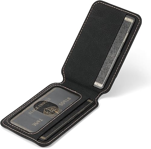 Miniatura 6 de PASNEW Funda para iPhone, tarjetero y tarjetero, compatible con Magsafe de cuero de carga inalámbrica, a prueba de golpes, para mujeres y hombres, S