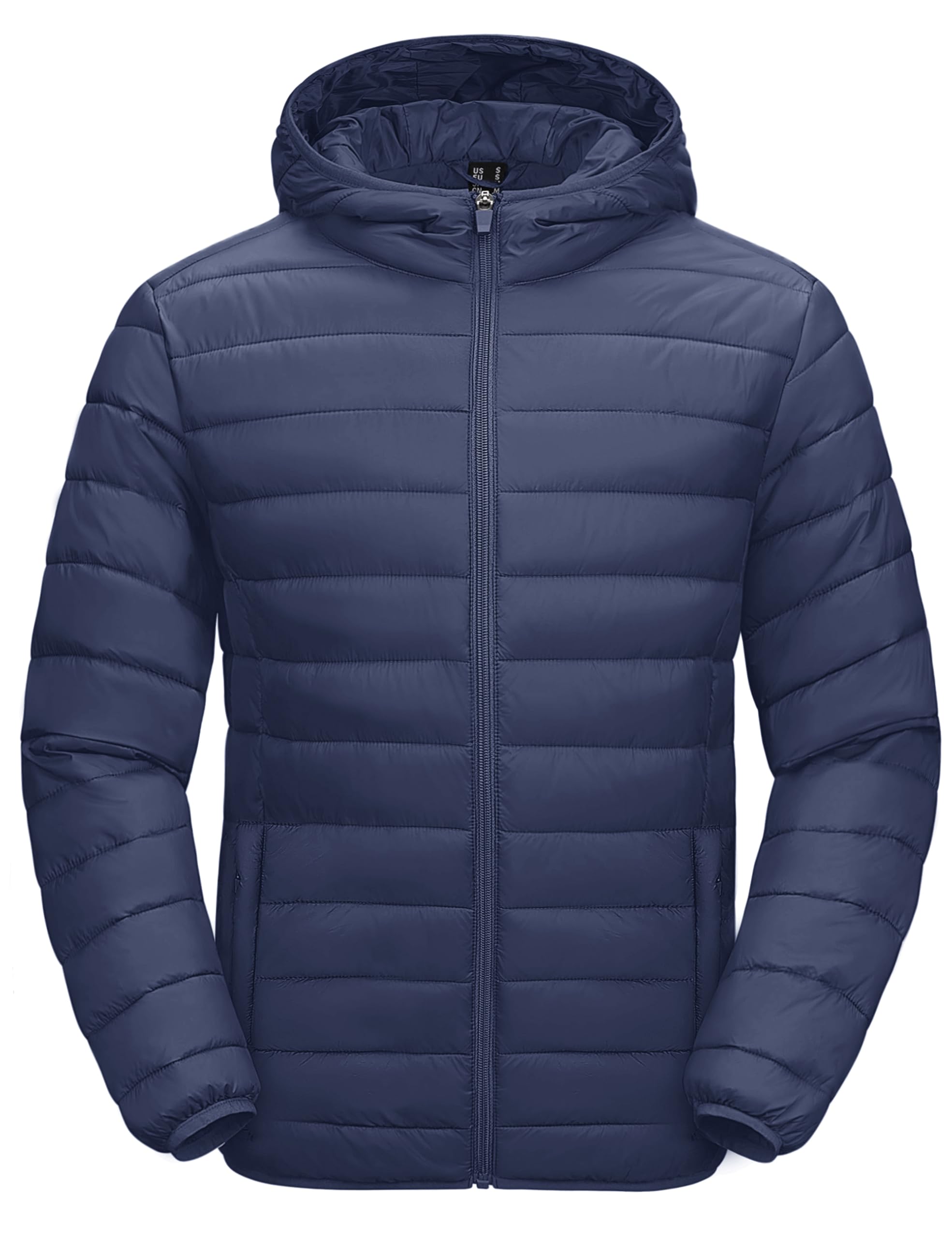 magcomsen Men's Lightweight Puffer Jacket Hooded Warm Winter Coat Quilted Lined Water-Resistant Full Zip Bubble Jackets-picture-18
