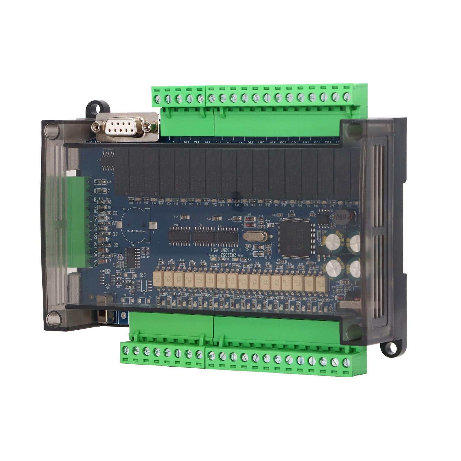 Tablero de Control Industrial 24 VCC, 16 Entradas y 16 Salidas