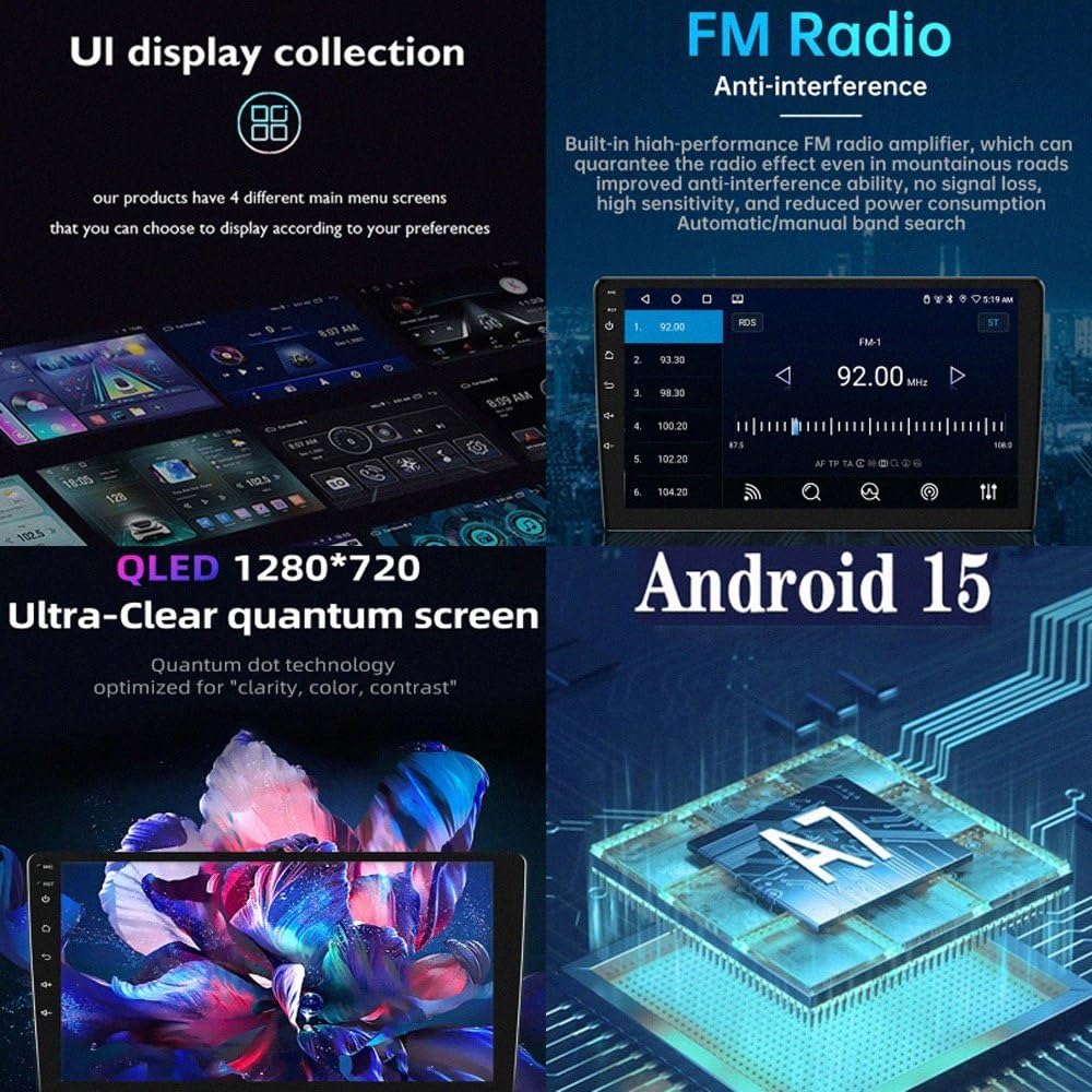 Touchscreen Auto Radio per Opel Insignia 2014-2017 Wireless Carplay Android Auto Stereo Bluetooth Ips con Pantalla Táctil con Gps Navigatore/Swc/Mirror, 4 Nucleo 4G+64G