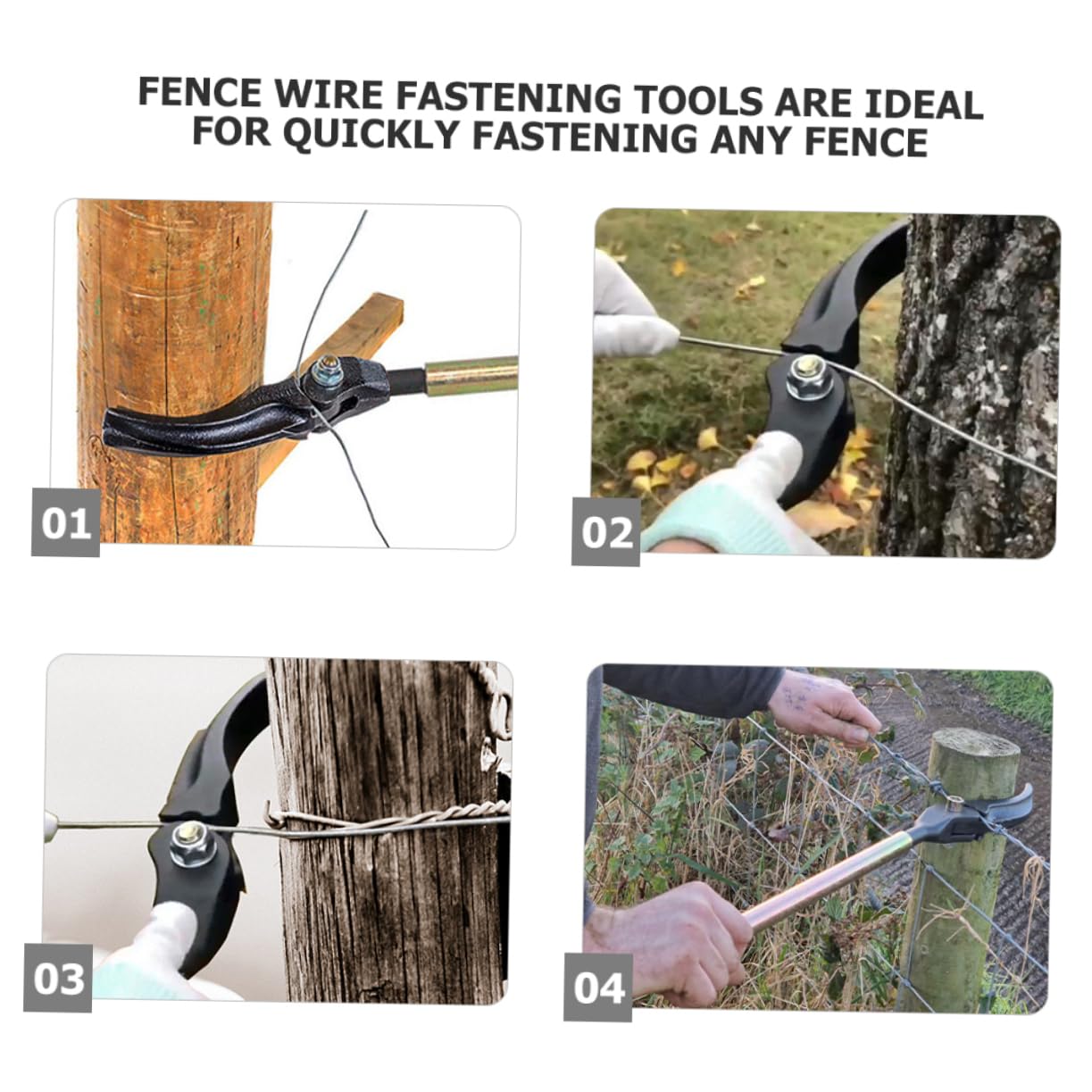 BESPORTBLE 1pc Barbed Wire Fence Tensioner Fence Wire Stretcher Portable Tool Versatile Choice for Agricultural Fencing