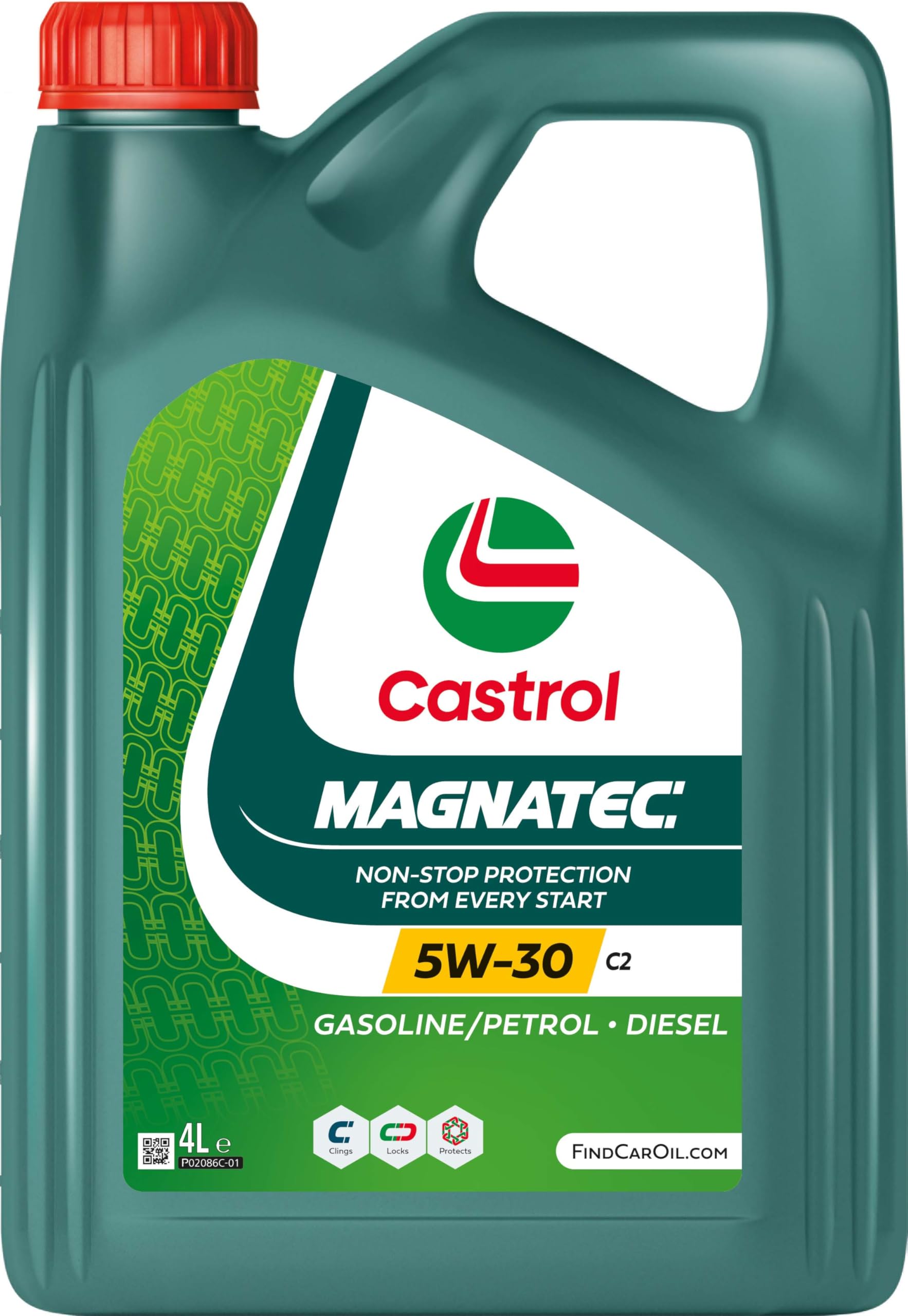 Castrol MAGNATEC 5W-30 C2 Full Synthetic Engine Oil, 4L
