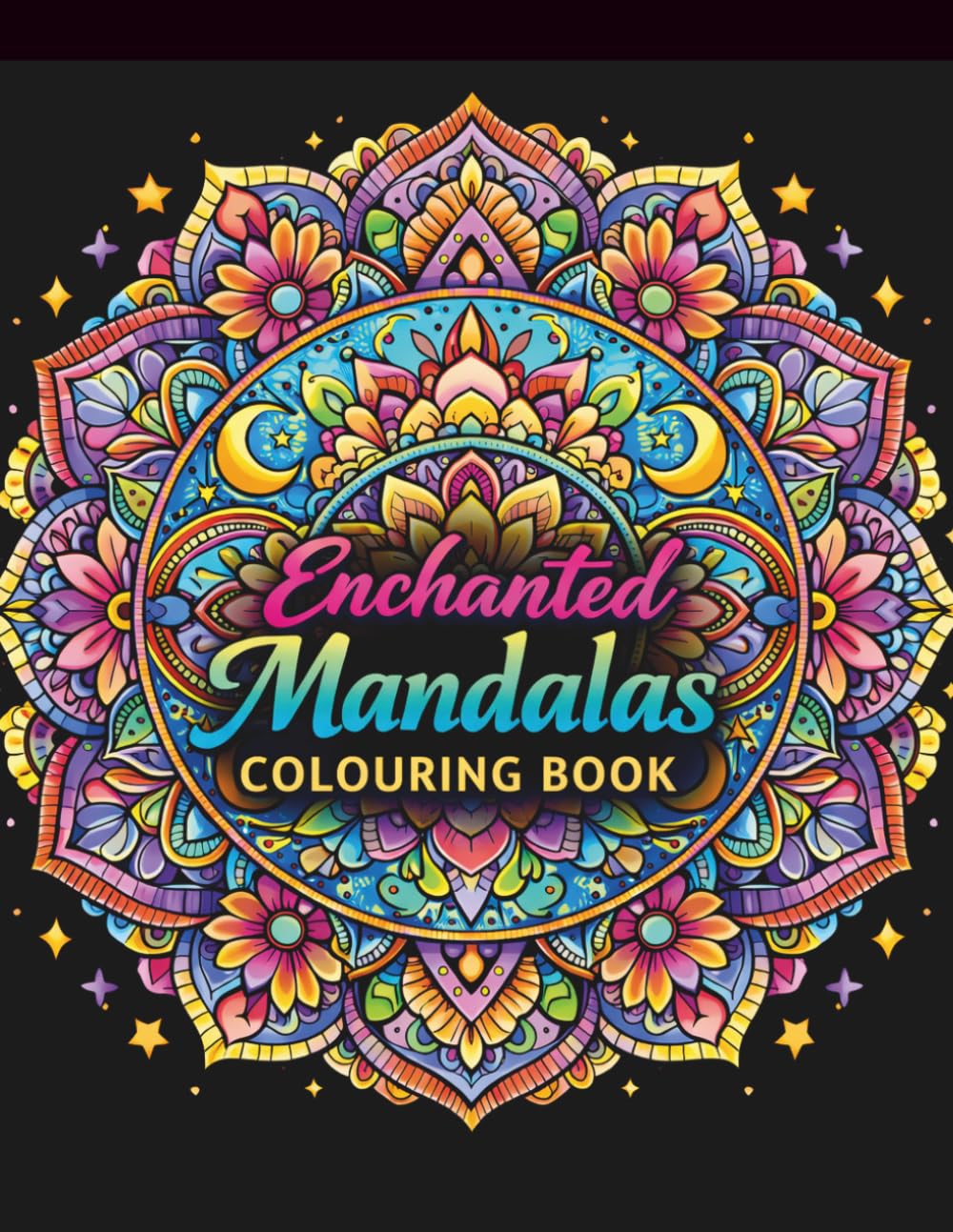 Enchanted Mandalas Colouring Book: 40 Beautiful Designs for Relaxation, Creativity & Stress Relief