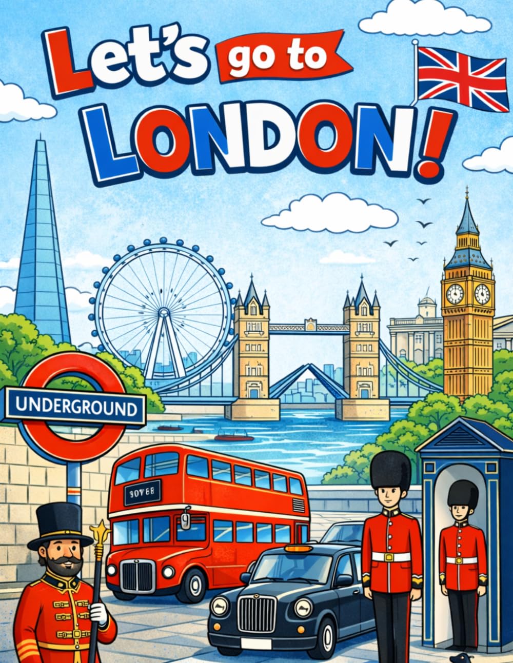 Let's Go To London!: Colouring and activity book