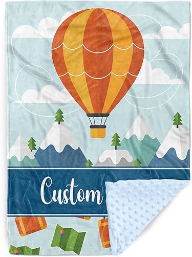 Miniatura 13 de Mantas de bebé personalizadas para niños, manta de bebé con nombre personalizado con patrón de faro, manta de recepción suave para recién nacidos,