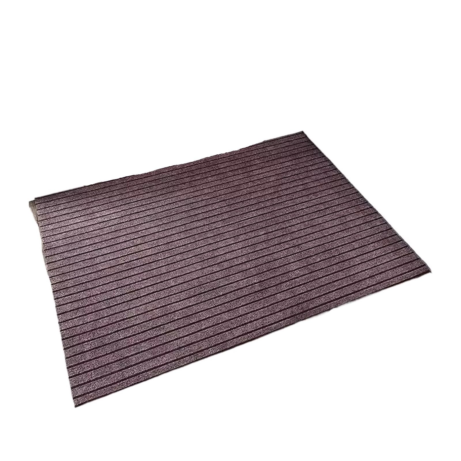 Tapis de salle de bain 40x120 cm marron doux fini le carrelage froid